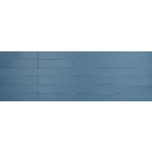 Faïence décor pour mur intérieur Liv'In - brick colonial blue rectifié - 30x90 cm