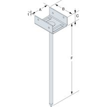 Support de faîtage RB - 40x300x1,6 mm