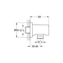 Coude à encastrer 1/2" Rainshower Chromé 27057000