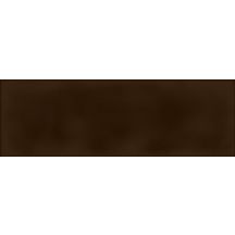 Faïence lisse Soho - chocolat mat - 10x30 cm