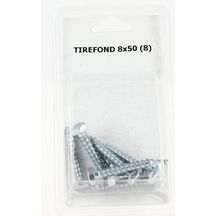 Tirefond 8x50 paquet de 8