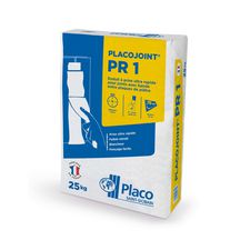 Enduit de jointoiement pour plaque de plâtre Placojoint PR1 - prise très rapide - sac de 25 kg