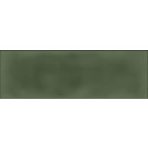 Faïence lisse Soho - vert mat - 10x30 cm