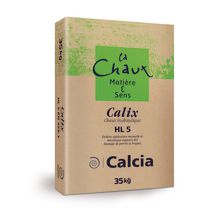 Chaux de construction gris clair Calix HL 5 - sac de 35 kg