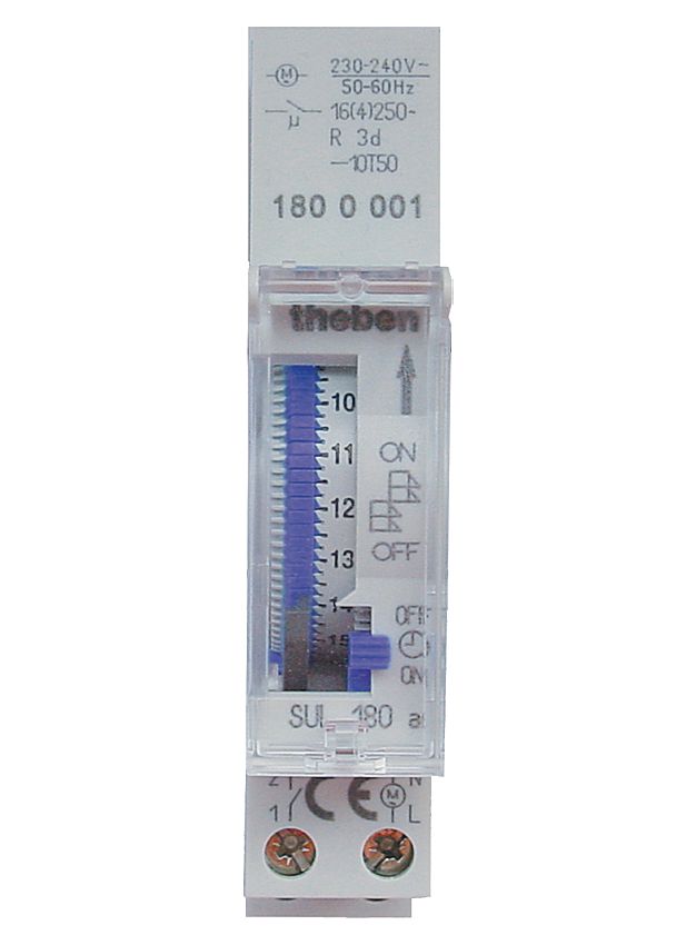 Interrupteur horaire mécanique modulaire - 1 module - 230 V