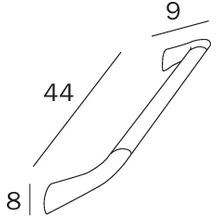 Barre d'appui CONFORT H 900 44 cm, chromé réf. AH995ACR