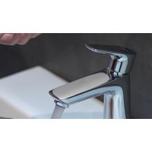 Talis E mitigeur de lavabo 110 avec tirette et vidage - finition noir mat Réf. 71710670