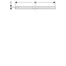 Receveur RENOVA AP 120 x 90 mm AGL blanc Réf 00727900000AG3