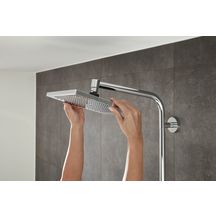 Colonne de douche Crometta E 240 1 jet EcoSmart avec mitigeur thermostatique Ecostat 1001CL Chromé Réf. 27281000