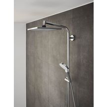 Colonne de douche Crometta E 240 1 jet EcoSmart avec mitigeur thermostatique Ecostat 1001CL Chromé Réf. 27281000