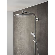 Colonne de douche Crometta E 240 1 jet EcoSmart avec mitigeur thermostatique Ecostat 1001CL Chromé Réf. 27281000