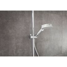 Colonne de douche Crometta E 240 1 jet EcoSmart avec mitigeur thermostatique Ecostat 1001CL Chromé Réf. 27281000