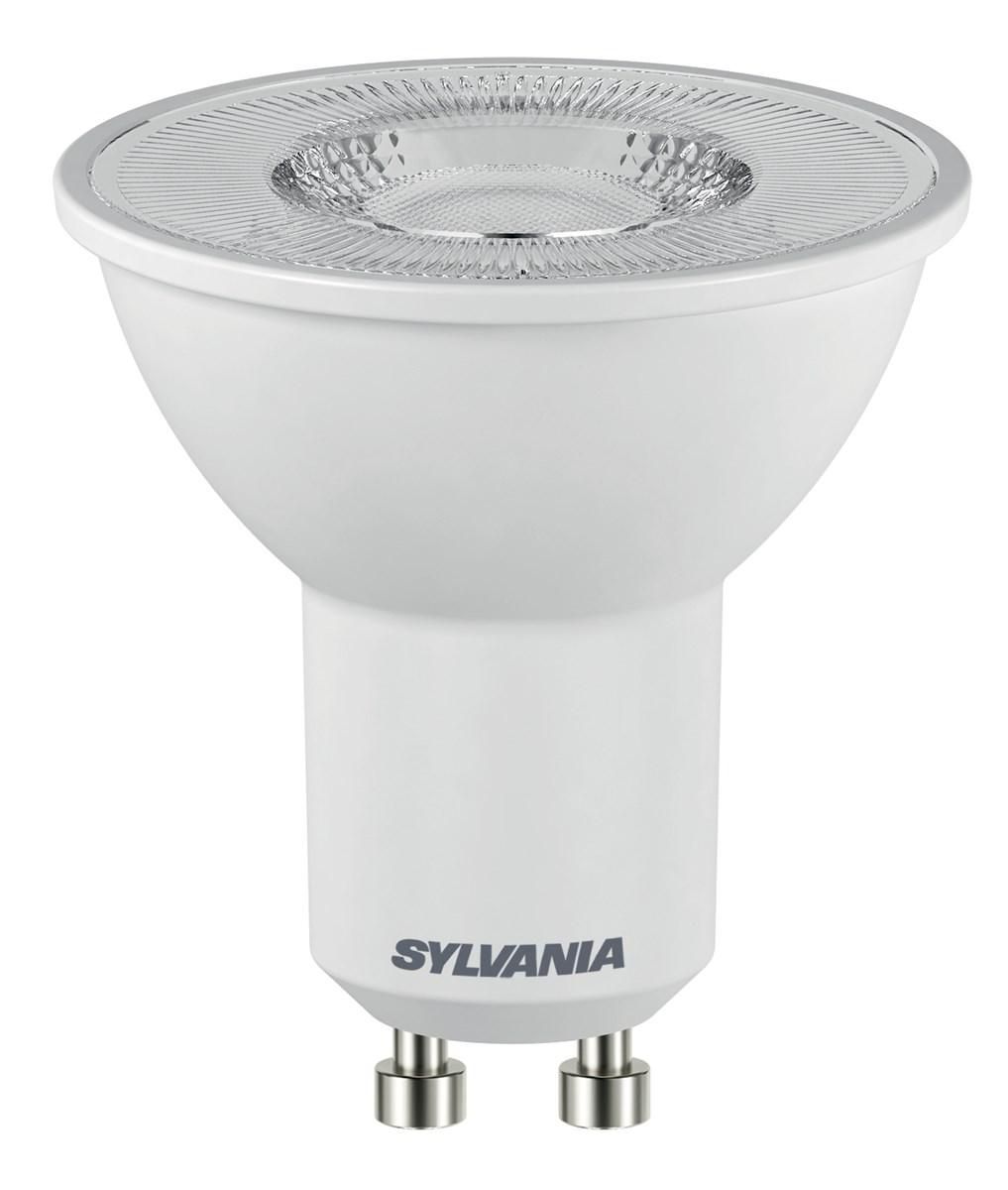 Lampe LED à réflecteur RefLED ES50 - 6,2 W - 450 lm - 3000 K - culot GU10 - corps blanc - angle faisceau 110°