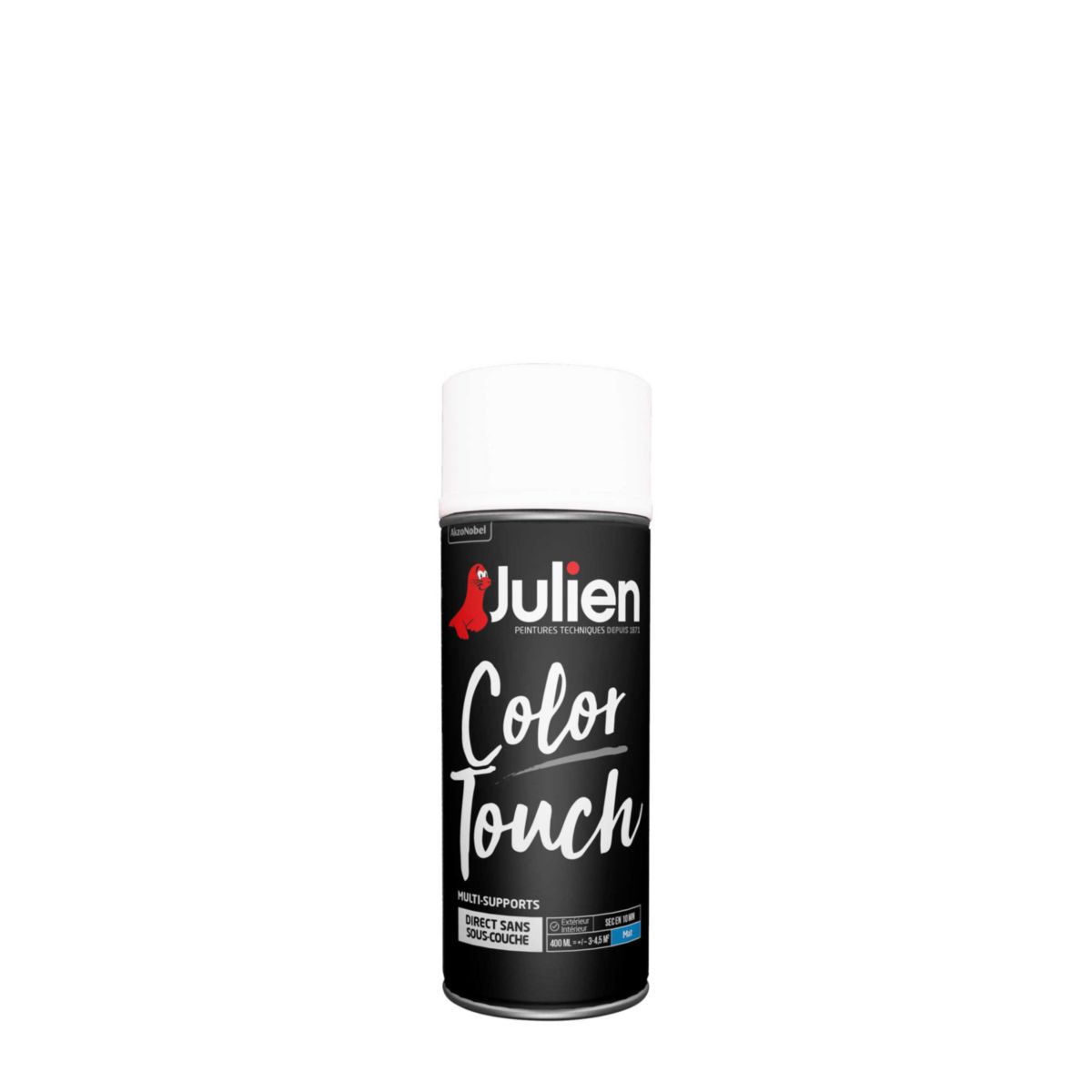 Peinture multi supports Color Touch - blanc neige mat - aérosol 400 ml