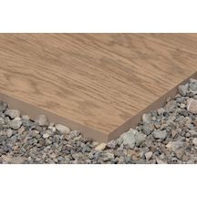 Carrelage extérieur imitation bois Woodtalk - grès cérame Beige Digue rectifié mat - 40x120 cm - ép. 20 mm