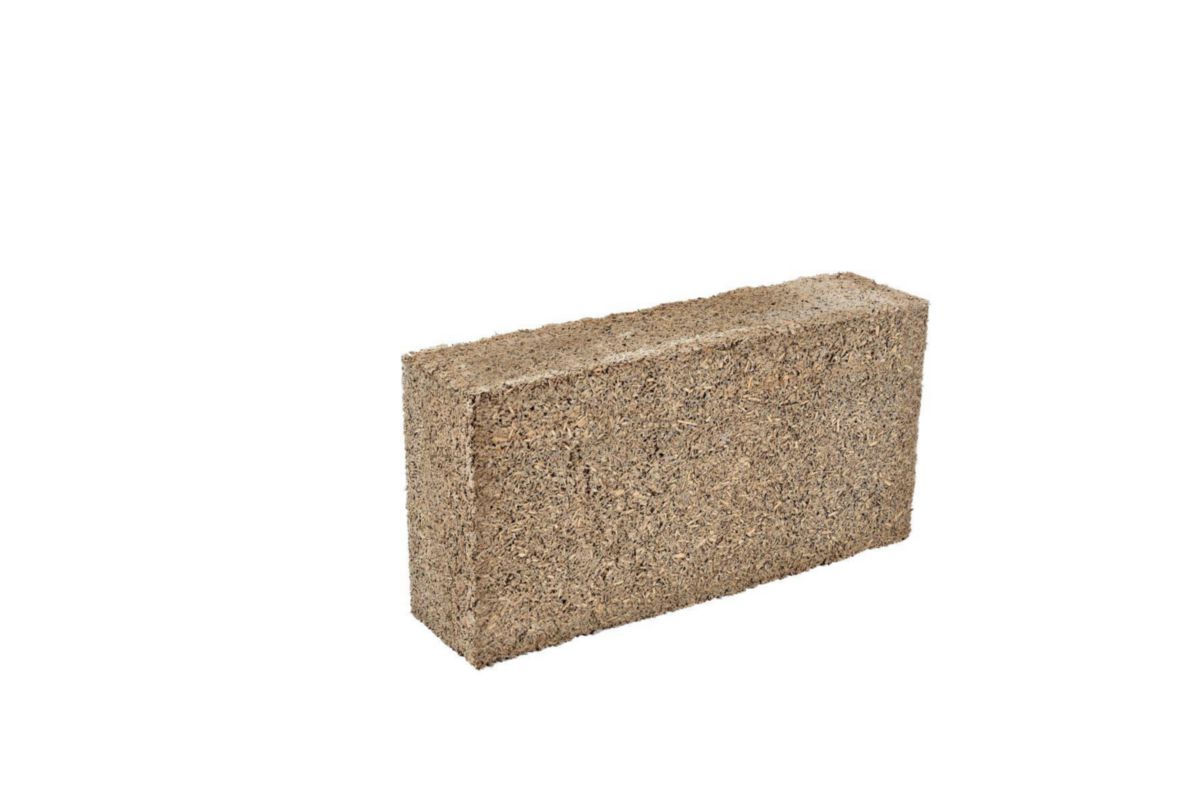 Bloc de Chanvre 600 x 150 x 300 mm - R 2,11 m²K/W - ISOHEMP