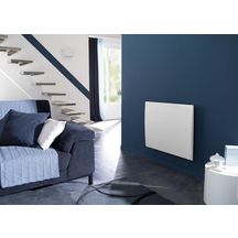 Radiateur électrique connecté Oniris horizontal - aluminium blanc - 750 W