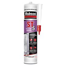 Mastic silicone ST 5 pour sanitaire et carrelage - gris moyen - cartouche de 300 ml