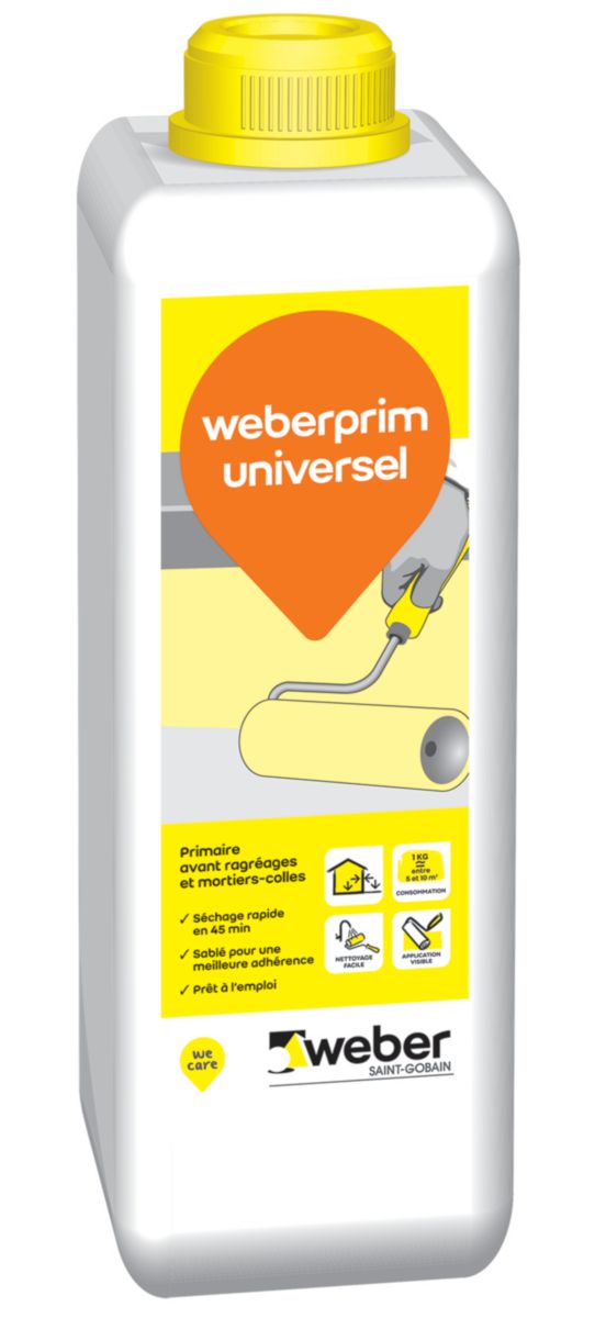 Primaire polyvalent weberprim universel - bidon de 1 kg