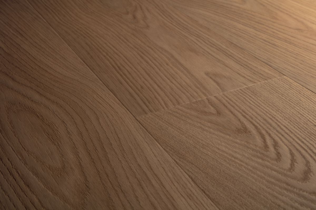 Sol intérieur vinyle LVT résistant à l'eau Blos - chêne cacao - 1251x189 mm - ép. 5 mm