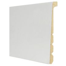 Plinthe sol intérieur MDF universelle - blanc satiné - 16x130x2200 mm