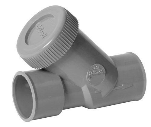 Clapet anti-retour en PVC gris, pour évacuation des eaux usées, Ø 32 mm, facile à installer, passage intégral, accès facile Réf. CASF4