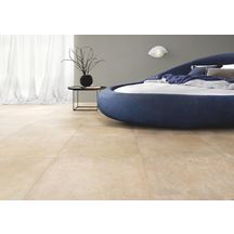 Carrelage grès cérame Pietra Baugè - beige mat - 60x60 cm