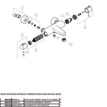 Mitigeur bain-douche Alterna Séducta3 thermostatique