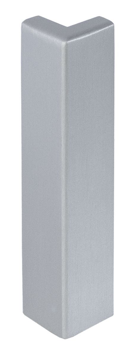 Angle sortant pour profilé d'angle pour balcon Durabal BO aluminium argent hauteur 60 mm BOAE 20-40-X