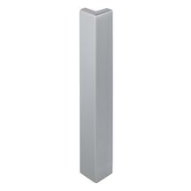 Angle sortant pour profilé d'angle pour balcon Durabal BO aluminium argent hauteur 100 mm BOAE 20-80-X