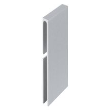 Pièce de jonction pour profilé d'angle pour balcon Durabal BO aluminium argent hauteur 40 mm BOAE 20-20-XC