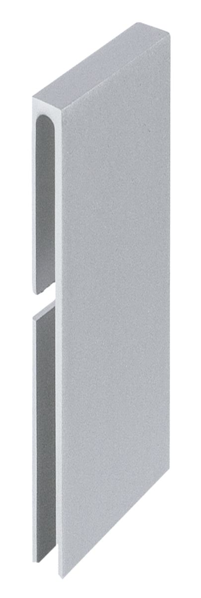 Pièce de jonction pour profilé d'angle pour balcon Durabal BO aluminium argent hauteur 40 mm BOAE 20-20-XC