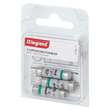 Fusible domestique sans voyant - 20 A - blister de 3 pcs