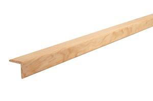 Baguette d'angle arrondie - pin des Landes sans nœuds - 22x35 mm - section réelle 22,5x34 mm - L. 2400 mm