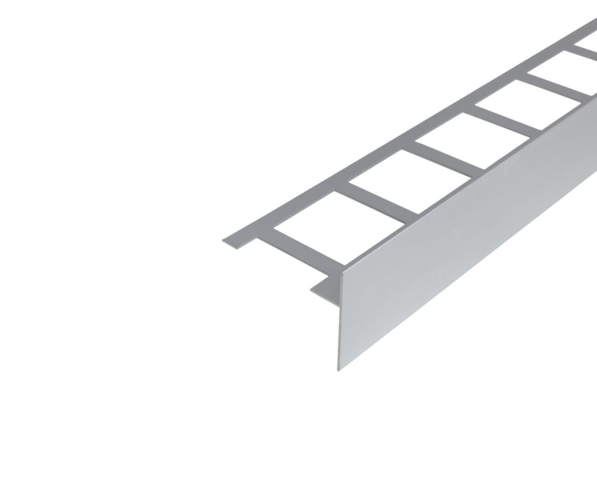 Profilé d'angle pour balcon DURABAL BO aluminium anodisé argent 300 cm Réf. BOAE20-100/300