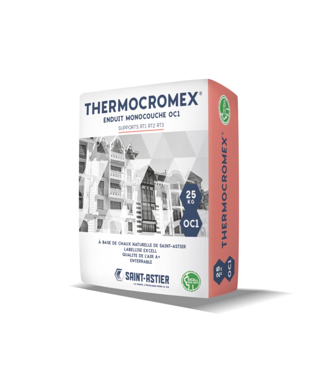 Enduit monocouche THERMOCROMEX M 020 25KG