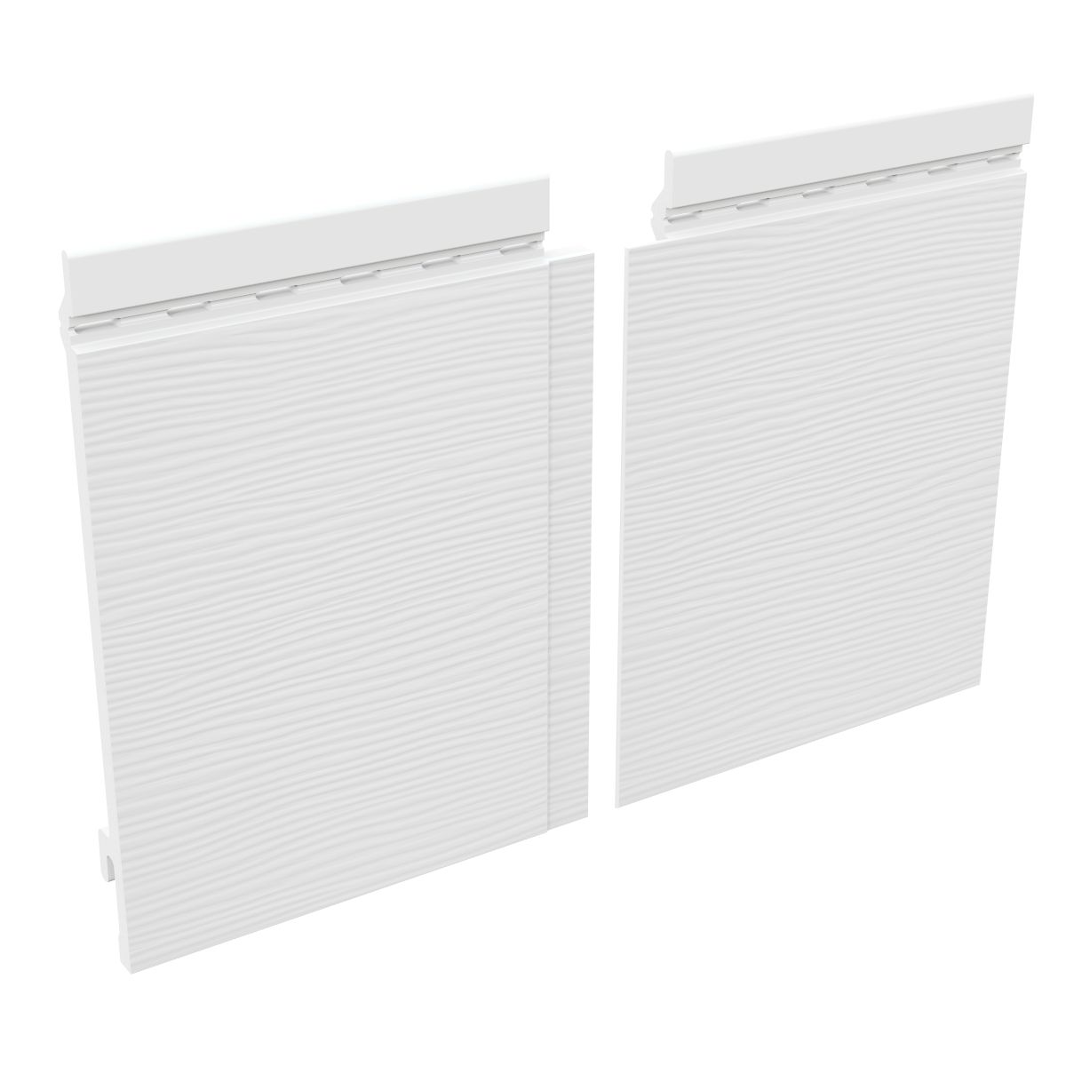 Bardage clin massif Fortex CLIC pin brossé blanc épaisseur 6mm largeur utile 170mm longueur 3,2m Réf: FCF170PEC32