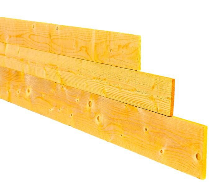 Volige Sapin/Epicéa traité classe 2 jaune 18x150mm longueur 4,00 mètres Réf. 31C080101/017