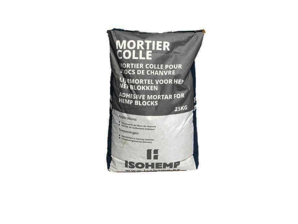 Mortier Colle naturelle pour blocs de chanvre sac de 25 kg