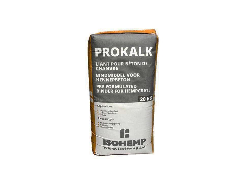 Chaux PROKALK Liant pré-formulé pour béton de chanvre sac de 20 kg