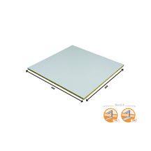 Dalle de plafond acoustique Minerval A 12 - bord droit A - blanc - 600x600 mm - ép. 12 mm