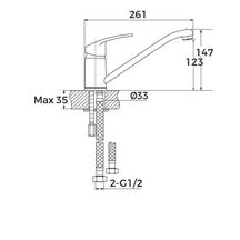 Mitigeur évier Alterna Mezzo C2