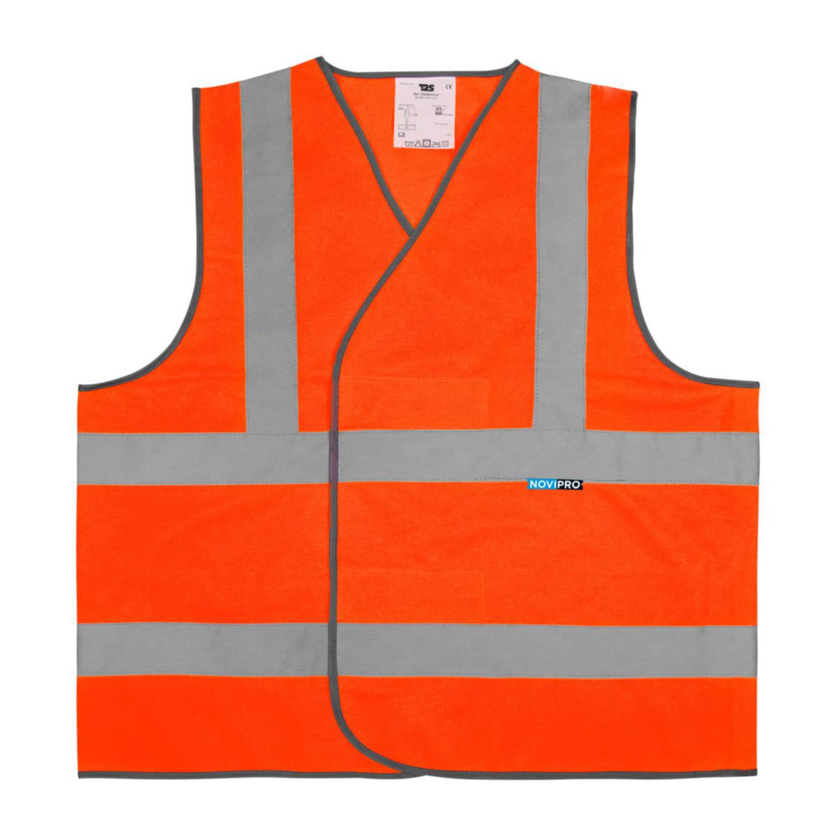 Gilet fluo orange Taille Unique Novipro