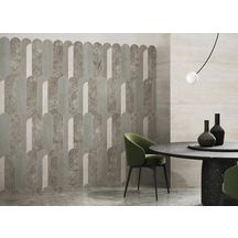 Mosaïque Modulo suite Bold - grès cérame rectifié - ton grey - trame 29x50 cm