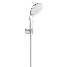 Ensemble de douche 3 jets avec support mural Tempesta 100 Chromé 27849001