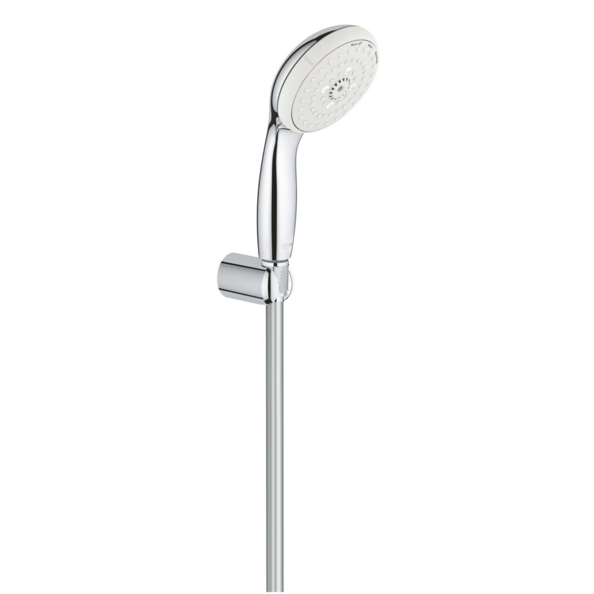 Ensemble de douche 3 jets avec support mural Tempesta 100 Chromé 27849001