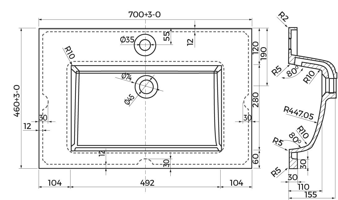 Plan synthèse Alterna Concerto 70cm