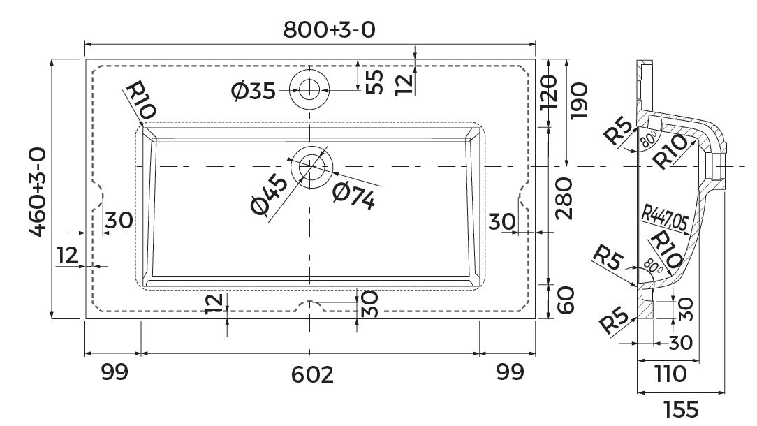 Plan synthèse Alterna Concerto 80cm