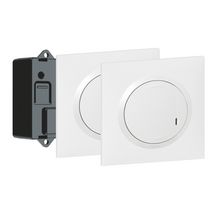 Kit prêt à poser va-et-vient commande sans fil Dooxie with Netatmo - 2 interrupteurs + 1 micromodule - blanc