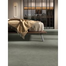 Carrelage sol intérieur grès cérame Vis - teinte military green - 90x90 cm - ép. 6,5 mm